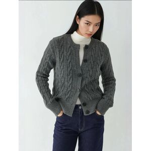 Hiccup Gebreid vest  donkergrijs