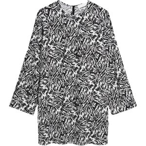 ARMEDANGELS Jurk 'ALINUNAA STONEY'  ecru / zwart