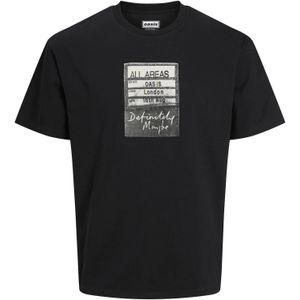 JACK & JONES Shirt  lichtgrijs / zwart / wit