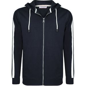 Felix Hardy Sweatvest  navy / wit