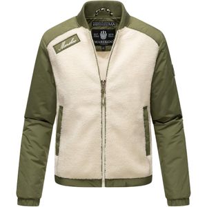 MARIKOO Tussenjas 'Sayoo'  olijfgroen / wolwit