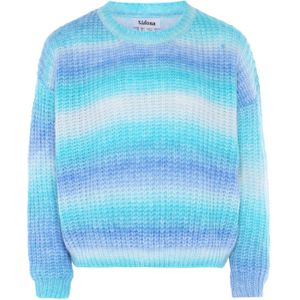 Sidona Trui  blauw / hemelsblauw / wit