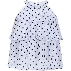 faina Blouse 'Fashion Look'  pastelblauw / zwart