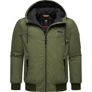 Ragwear Tussenjas 'Maddy'  groen / olijfgroen / donkergroen / zwart