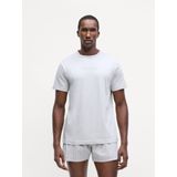 Calvin Klein Underwear Pyjama kort  lichtgrijs / wit