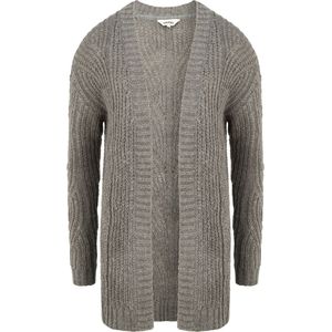 Oxmo Gebreid vest 'Cle'  grijs