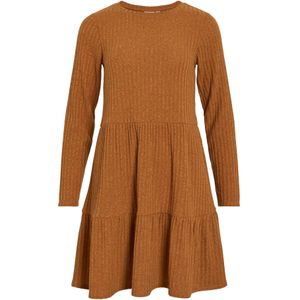 VILA Jurk 'VIElita'  oranje gemêleerd