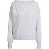 ADIDAS SPORTSWEAR Sportief sweatshirt  grijs gemêleerd / wit