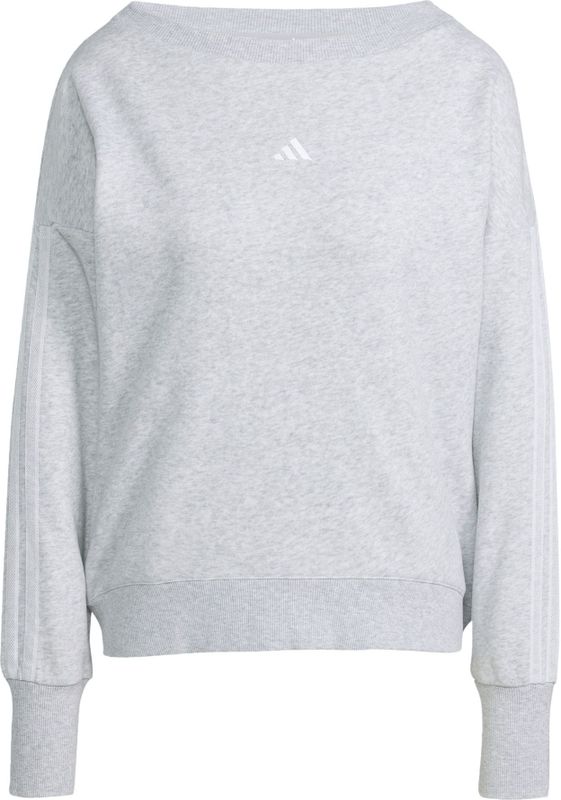 ADIDAS SPORTSWEAR Sportief sweatshirt  grijs gemêleerd / wit