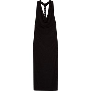 Pull&Bear Jurk  zwart gemêleerd