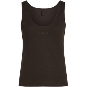 Karl Lagerfeld Top  donkerbruin