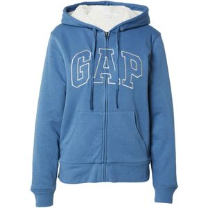 GAP Sweatvest 'HERITAGE'  blauw / wit