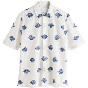 Next Overhemd  royal blue/koningsblauw / wolwit