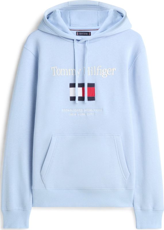 TOMMY HILFIGER Sweatvest  navy / lichtblauw / rood / wit