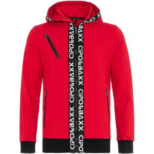 CIPO & BAXX Joggingpak  rood / zwart / wit