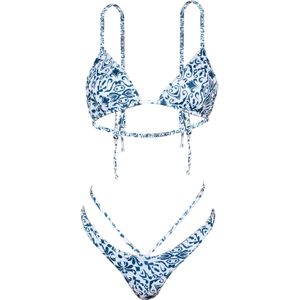 Kadoo Bikini 'ECONYL® Balinese Batik Set 2-tlg.'  blauw