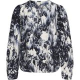 SOAKED IN LUXURY - Jazzlyn - Blouse - Blauw/Navy/Wit