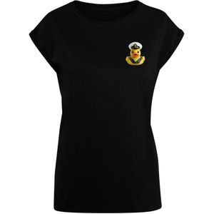 F4NT4STIC Shirt 'Rubber Duck Captain'  geel / goud / oranje / zwart / wit
