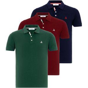 By Diess Collection Shirt  navy / groen / bourgogne / wit