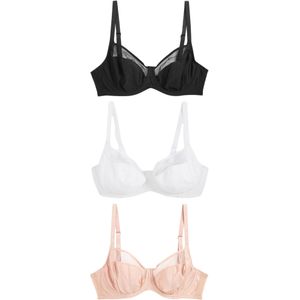 Next BH  beige / zwart / wit