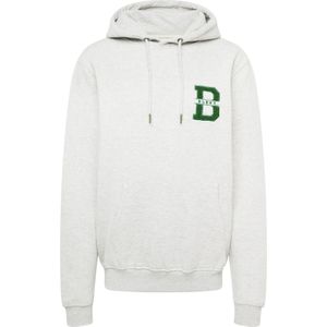 BLEND Sweatshirt  grijs gemêleerd / groen
