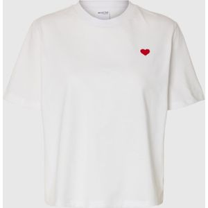 SELECTED Shirt  rood / wit