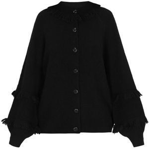 IZIA Gebreid vest  zwart