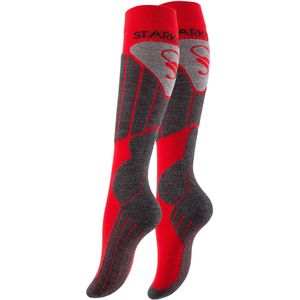 Stark Soul Sportsokken  donkergrijs / grijs gemêleerd / rood