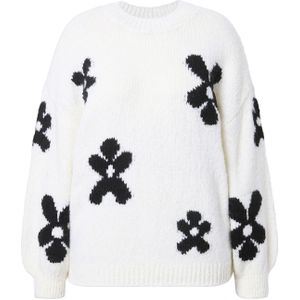 Studio Untold Trui  zwart / offwhite