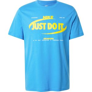 Nike Sportswear Shirt  azuur / geel / wit