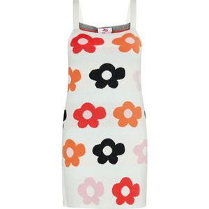 MYMO Zomerjurk  lichtoranje / rood / zwart / wit