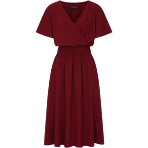 HotSquash Jurk  wijnrood