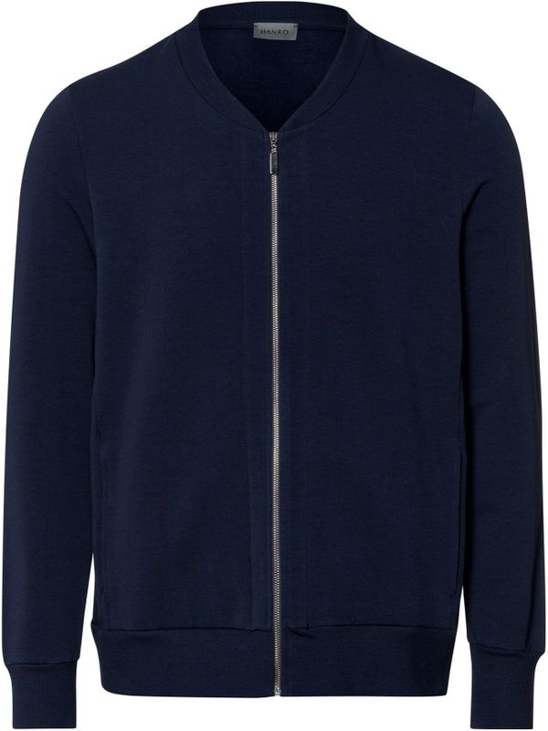 Hanro Sweatvest ' Natural Living '  navy