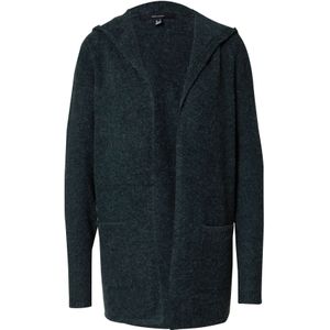 VERO MODA Gebreid vest 'Doffy'  donkergroen