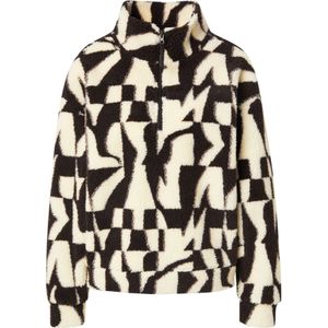 ONLY Trui 'ONLNEW JANNE'  crème / donkerbruin