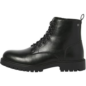 JACK & JONES Veterboots 'JFWBRANDON'  zwart