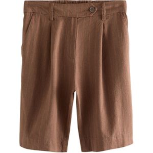 Next Bandplooibroek  bruin / oranje