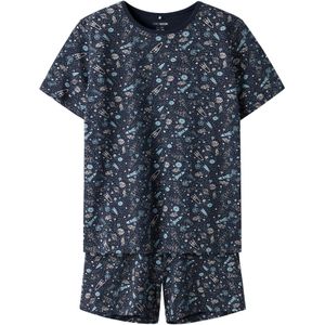 TWO SOON Nachtkledij  nachtblauw / lichtblauw / wit