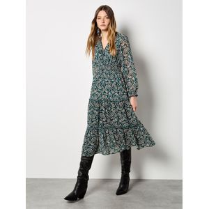 Apricot Jurk  gemengde kleuren