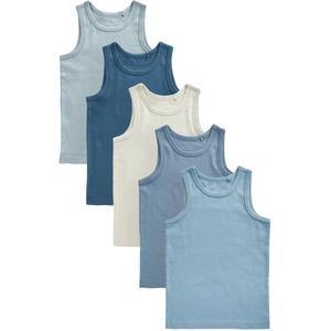 Next Onderhemd  opaal / enziaan / pastelblauw / lichtblauw / wit