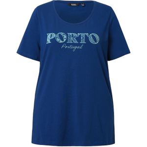 Ulla Popken Shirt  lichtblauw / donkerblauw