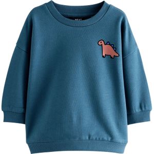 Next Sweatshirt  blauw / bruin / zwart / wit