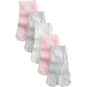 Next Kousen  lichtgrijs / rosa / wit