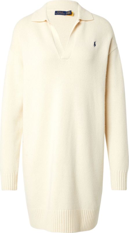 Polo Ralph Lauren - Wollen Jurk - Mini-jurk - V-hals - Logostitching