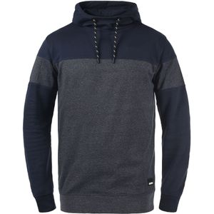 !Solid Sweatshirt 'Bekir'  navy / grijs gemêleerd