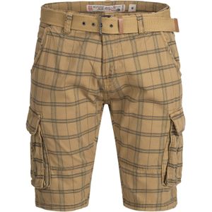 INDICODE JEANS Cargobroek  beige / mosterd