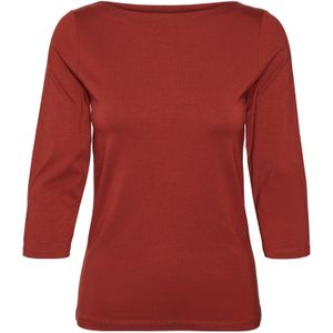 Vero Moda Petite Shirt 'VMPANDA'  donkerrood