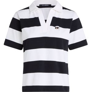 Karl Lagerfeld Shirt  zwart / wit