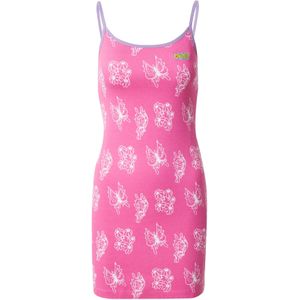 Obey Jurk 'MARGO'  geel / sering / pink / wit