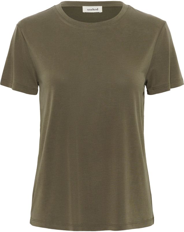 SOAKED IN LUXURY - SLColumbine - T-shirt - Olijfgroen
